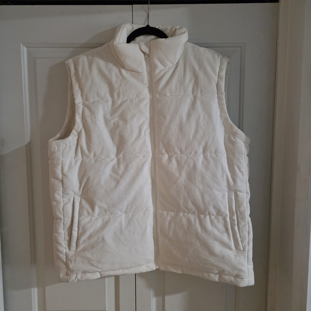 Thread & Supply Cream Puffer Vest
